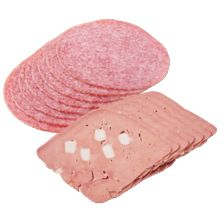Salami of gelardeerde runderlever 